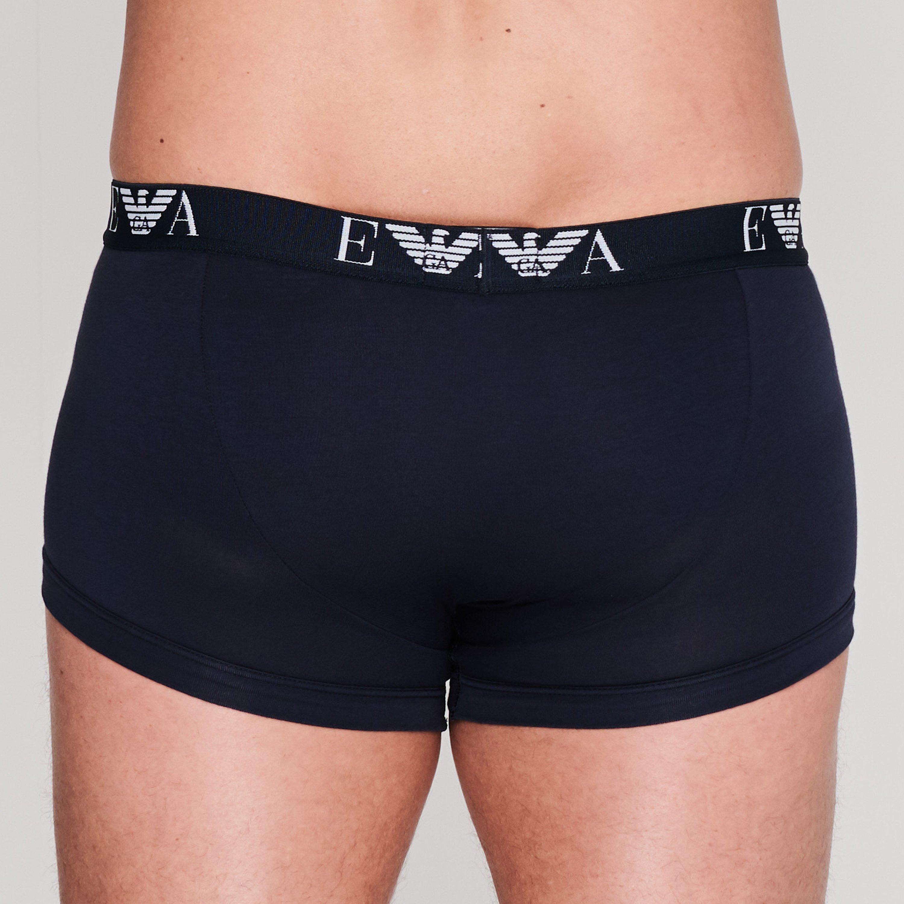 Emporio Armani 3 Pack Logo Trunks