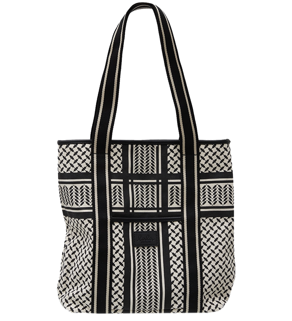 Lala Berlin Shopper - Tote Carmela 2.0 - Erbe Stripe Black