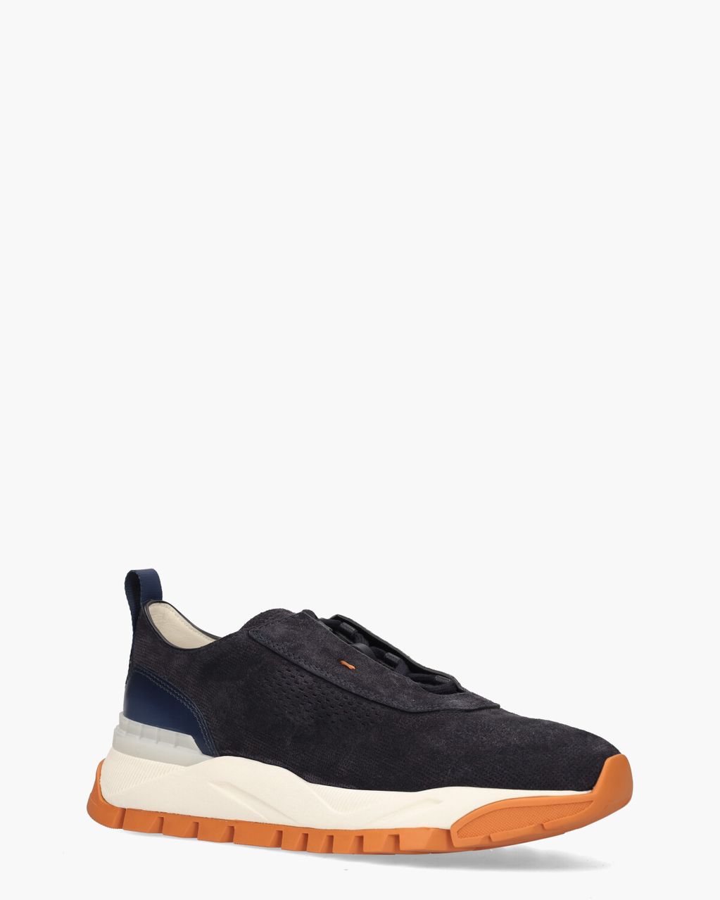 Santoni 21976 Donkerblauw Herensneakers