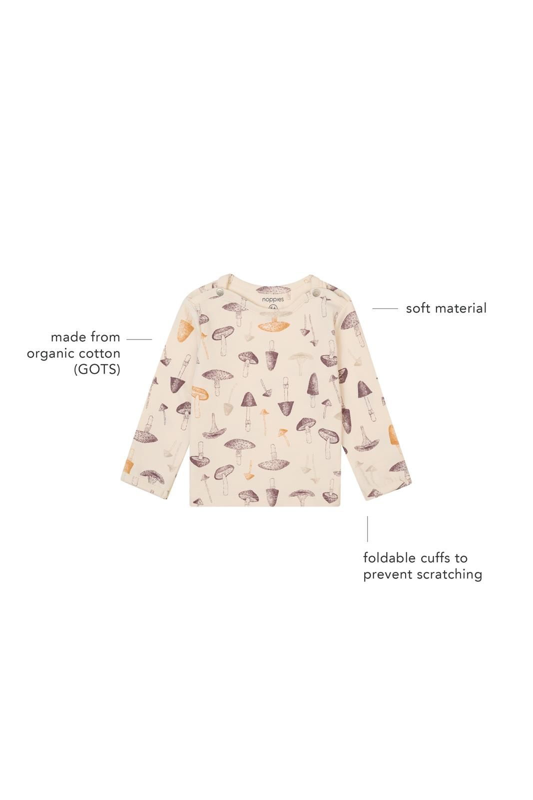 Noppies Newborn Longsleeve Grabels - Butter Cream