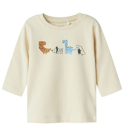Name It Bluse - NbmVacion - Summer Sand/4 Dinosaurs
