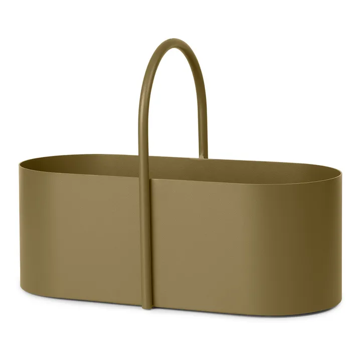 Ferm Living Rangement Toolbox Grib | Vert olive