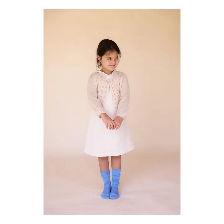Longlivethequeen Cardigan Ajouré | Ecru