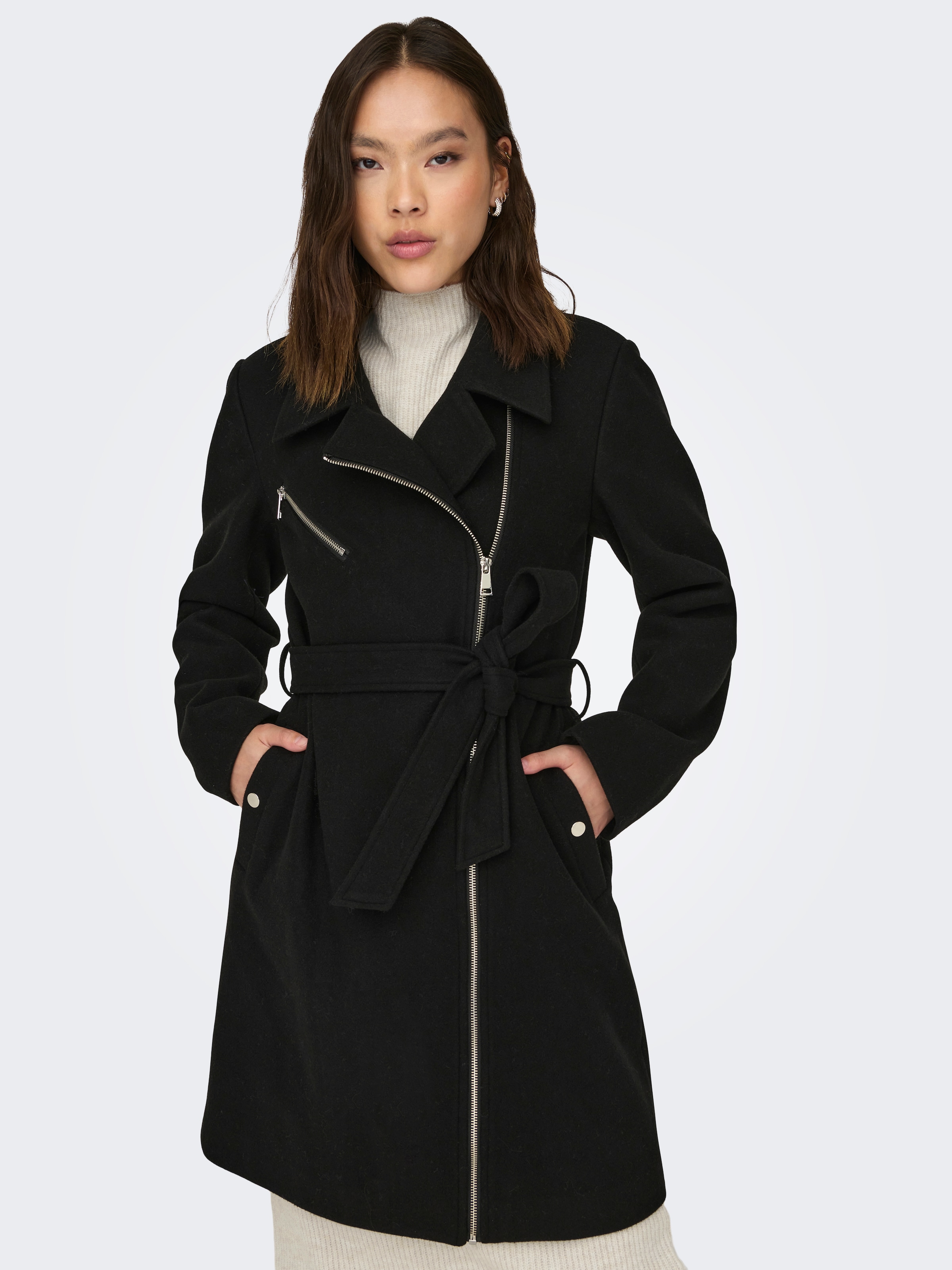 ONLY Kurzmantel »ONLEMILY ZIP BIKER COAT OTW«