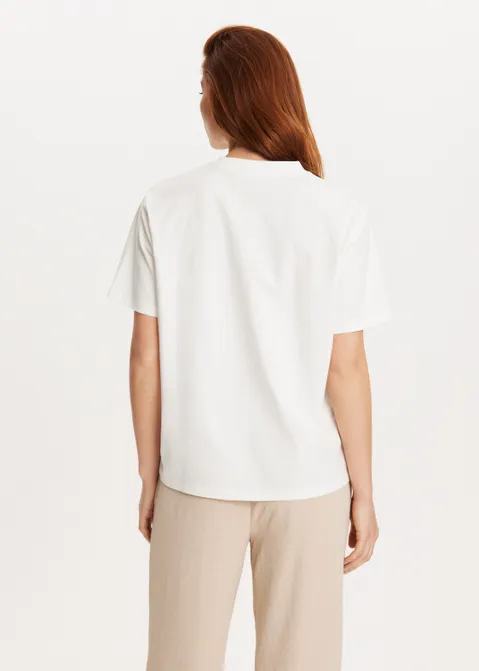 T-shirt met print true love off-white (WIT.O)