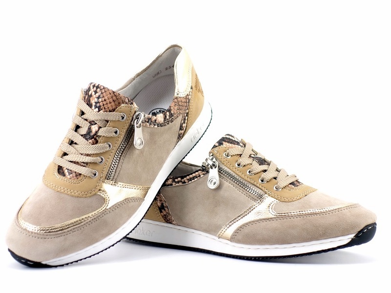 Rieker 56031 iceberg/lightgold/sand/brown