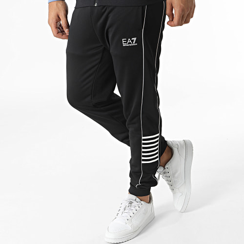 Ensemble De Survetement 6RPV53-PJ16Z Noir Bleu Clair