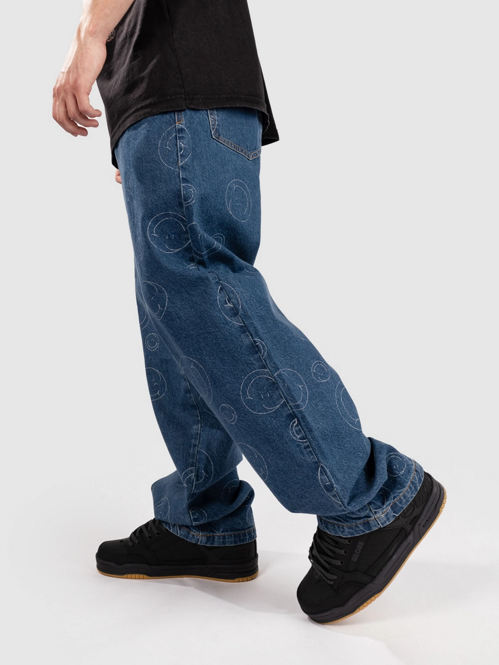Blue Tomato Smiley Denim Jeans smiley denim
