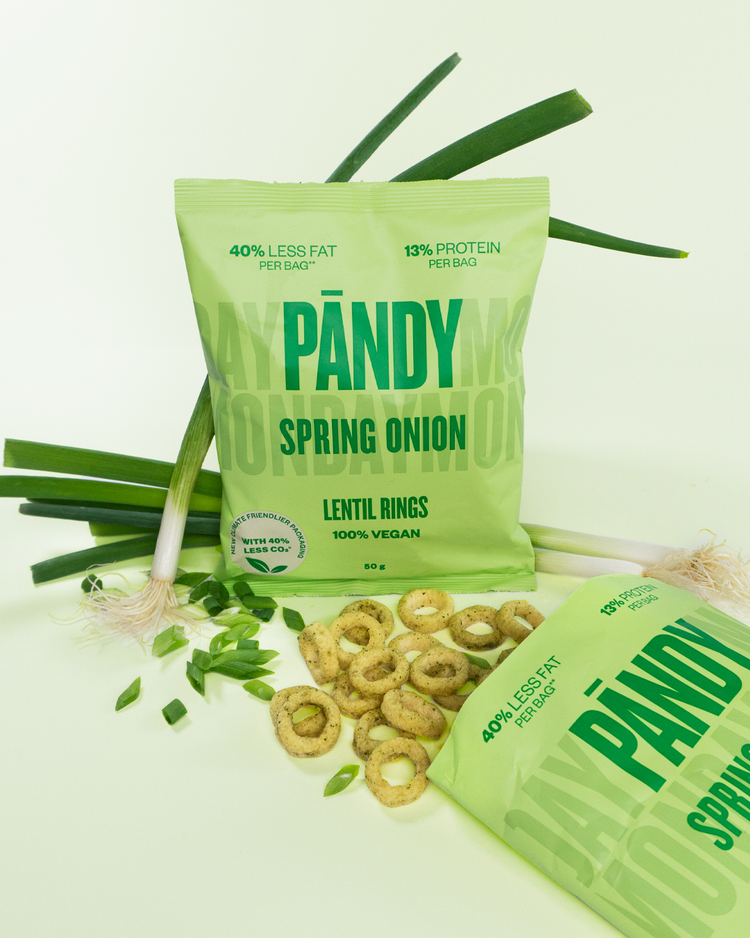 Pandy Lentil Rings Spring Onion 50g
