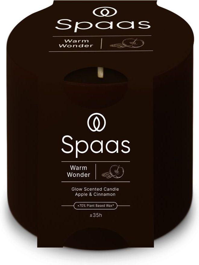 Spaas geurkaars Essential collection Warm Wonder bruin 35 uur D 7 H 7 cm
