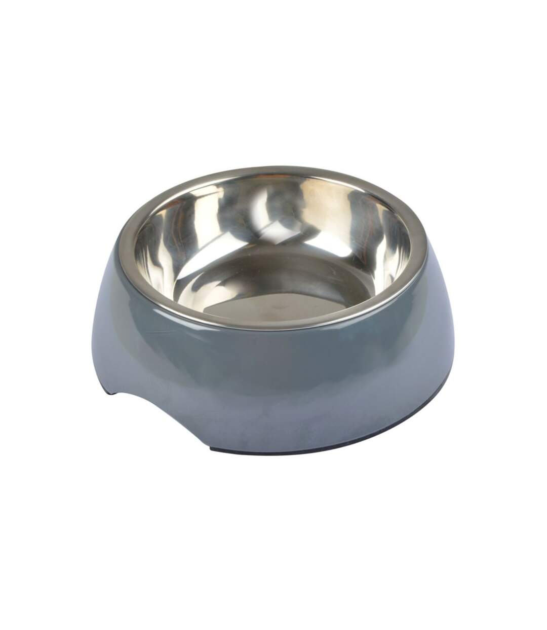 Paris Prix - Gamelle Pour Chien & Chat bol Inox 17cm Anthracite