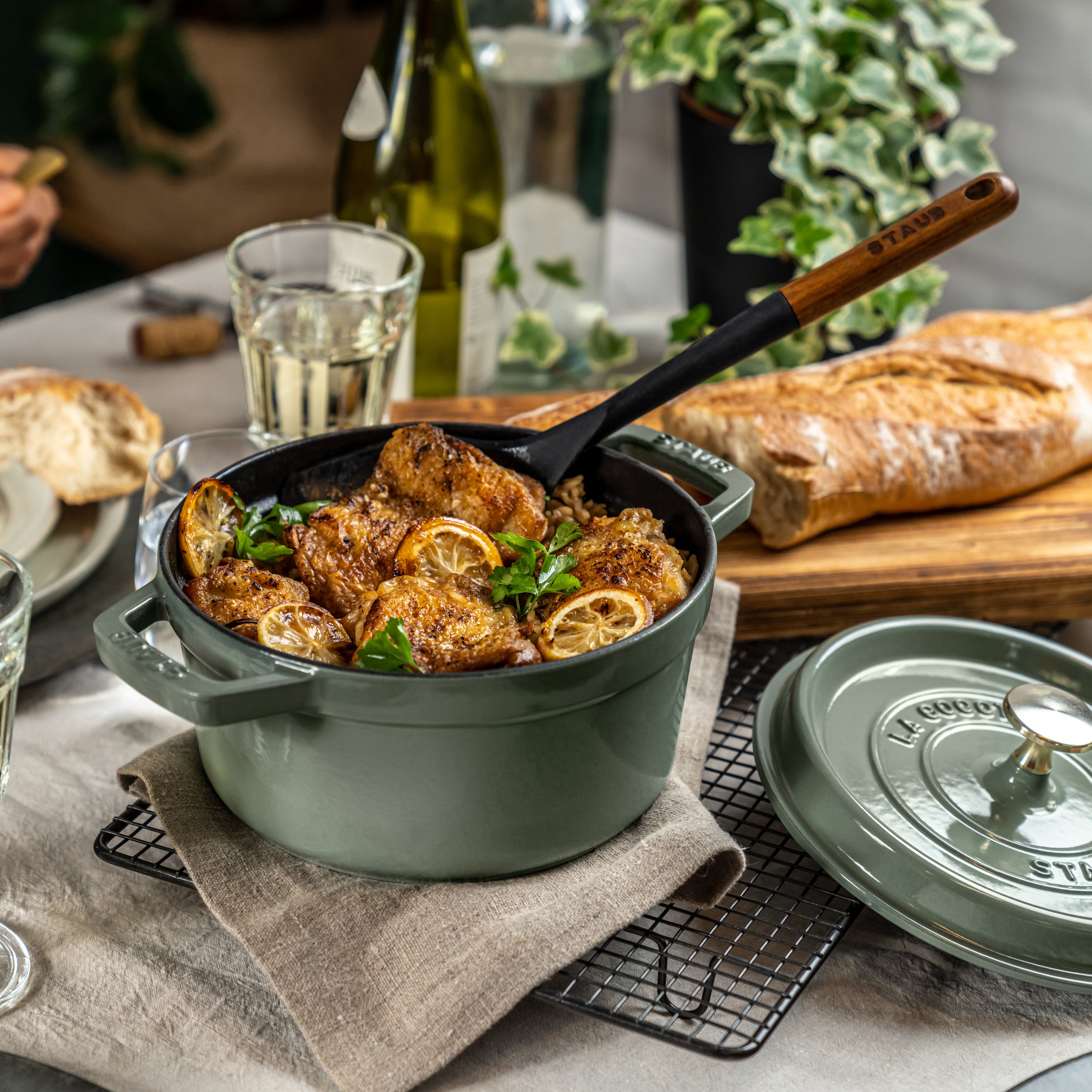 Staub La Cocotte Braadpan Ã 26 cm - Eucalyptus