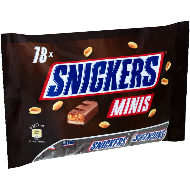 Snickers Minis repen uitdeelzak