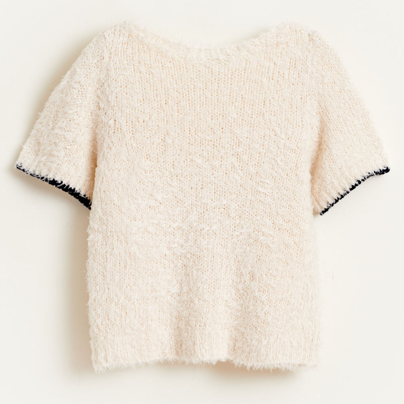 Bellerose Pull 100% Coton Bio Nomed fluffy écru