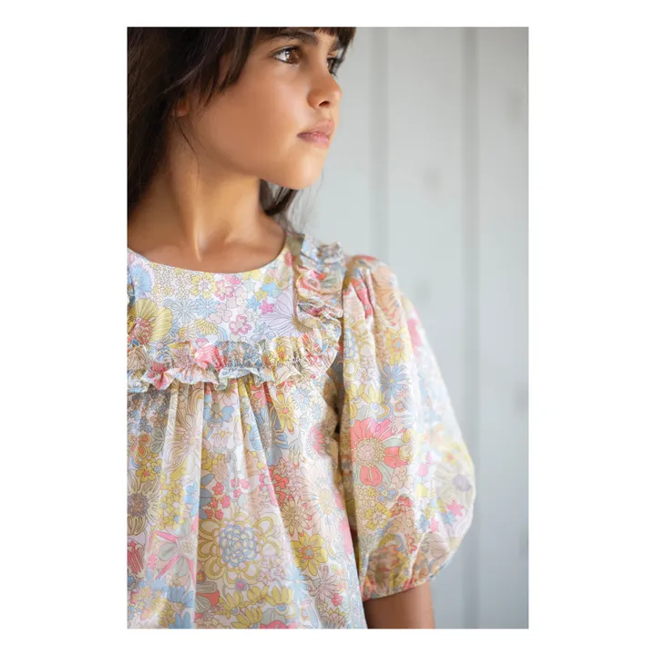 Tartine et Chocolat Blouse Fleurie | Rose pâle