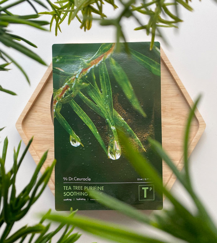 Dr. Ceuracle - *Tea Tree Purifine* - Máscara facial suavizante, hidratante e unificadora
