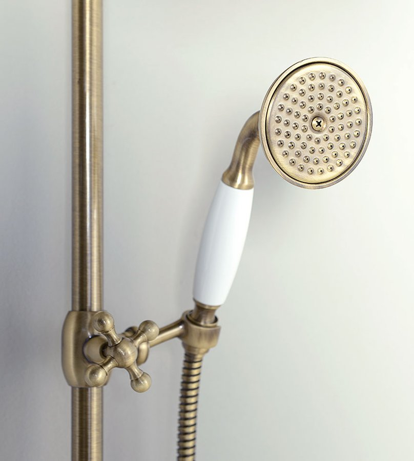 Sapho Antea opbouw regendouche 20cm brons