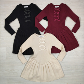 Knitted bow dress