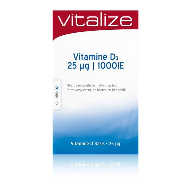 Vitalize Vitamine D Basis 25 μg Capsules
