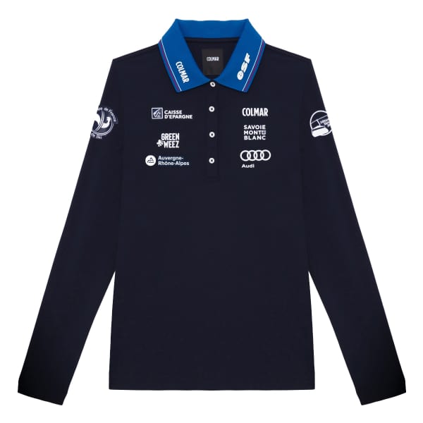 Polo COLMAR LADIES POLO REPLICA BLUE-ABYSS