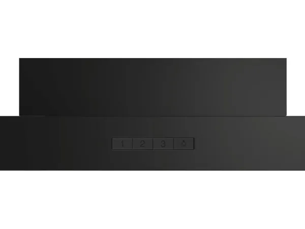 Bosch Serie | 2 DWB96BC60 - Hætte - skorsten flad - bredde: 90 cm - dybde: 50 cm - udtrækning og recirkulation (-) - sort