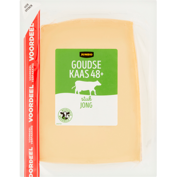 Jumbo Goudse Kaas 48+ Stuk Jong Voordeelverpakking 1 kg