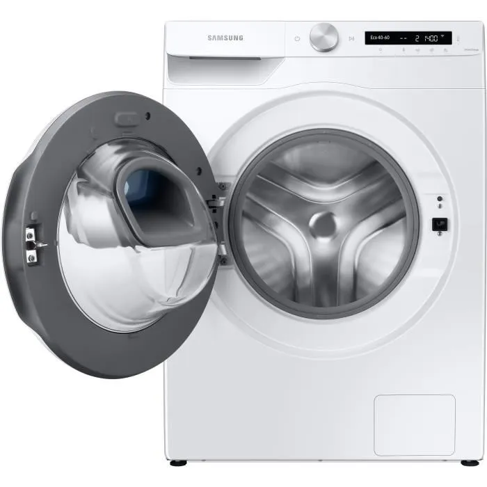 lave-linge hublot Samsung WW90T554DTW - capacité 9kg - 1400tr/min - fin différée - 74db - Classe A