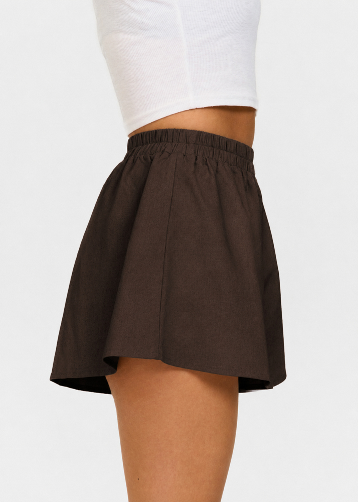 Noé short choco bruin