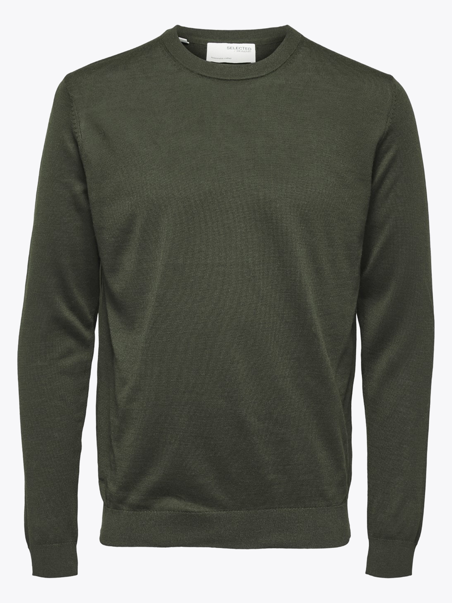 Selected Homme Town Merino Coolmax Knit Crew