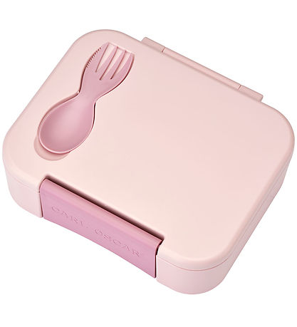 Carl Oscar Brotdose m. Gabel/Löffel - BentoBox - Pink
