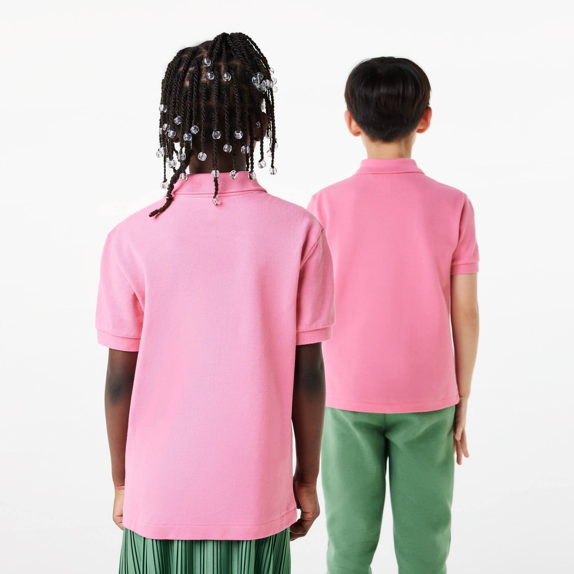 Regular Fit Lacoste-Kinder-Polo aus Petit Piqué Poloshirts - Rosa - Lacoste - Kinder