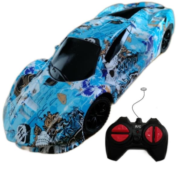 Racing Radiostyrd Bil . 18cm l Fr 3år