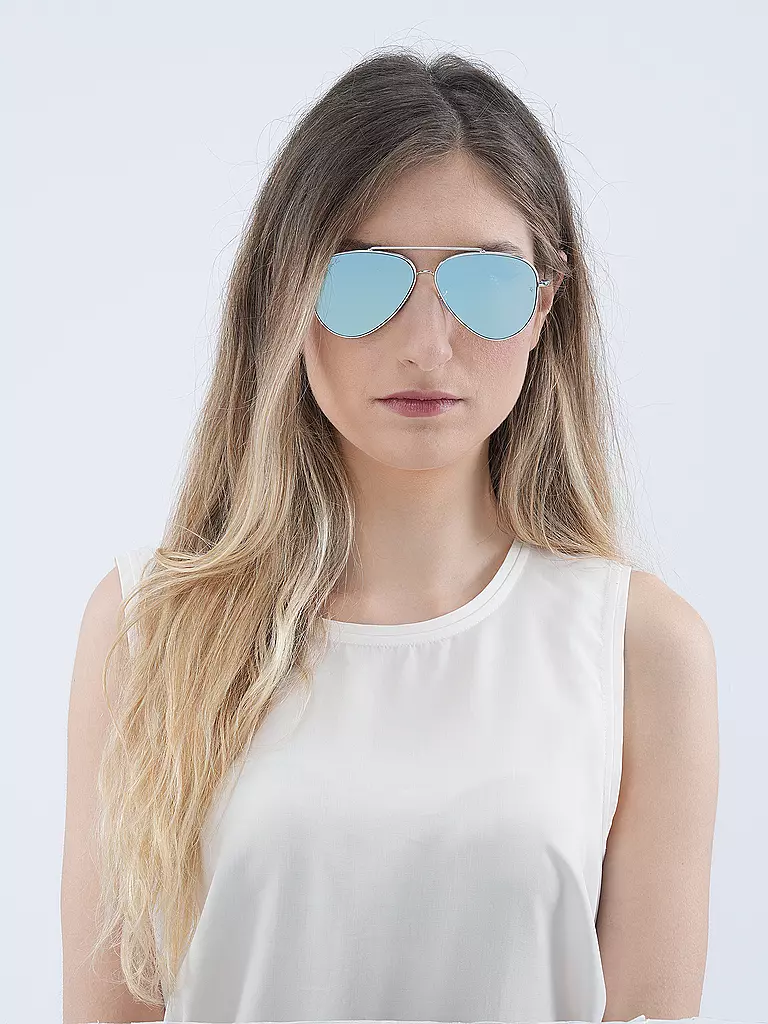 RAY BAN Sonnenbrille 0RBR0101S/59 silber