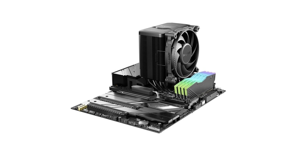 be quiet!Dark Rock 5 CPU-koeler  (Zwart, 4-pins PWM fan-connector)