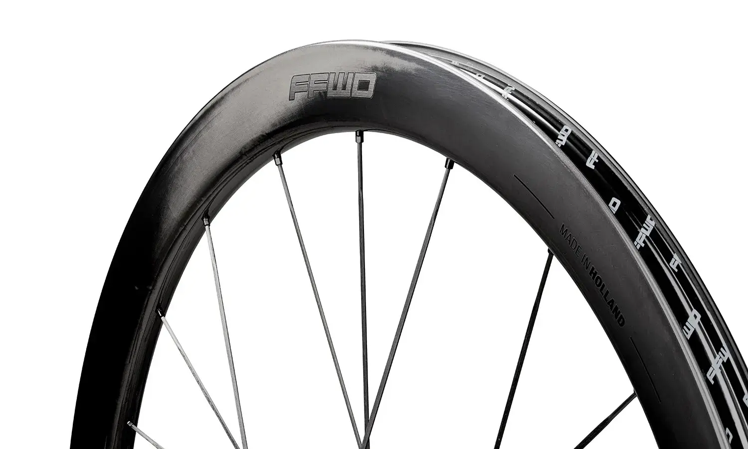 Fast Forward Raw44 FFC 44mm Disc Wielset Glossy Zwart