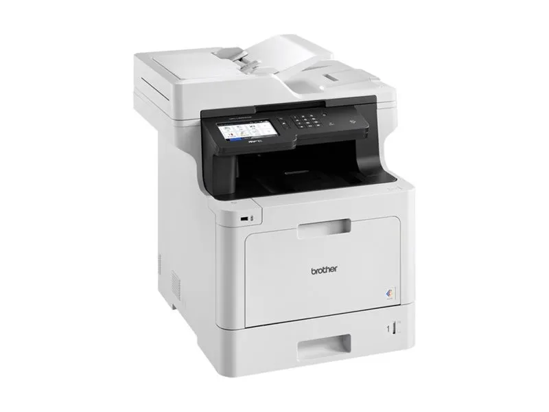 Brother MFC-L8900CDW - Multifunktionsprinter - farve - laser - 215.9 x 355.6 mm (original) - A4/Legal (medie) - op til 31 spm (kopiering) - op til 31 spm (udskriver) - 300 ark - 33.6 Kbps - USB 2.0, Gigabit LAN, Wi-Fi(n), USB vært, NFC - med 3 års On
