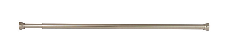Barre de rideau de douche 75/125 cm, inox brossé, Spirella Kreta