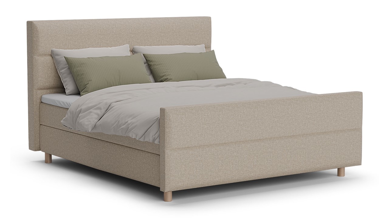 Boxspring Mica - Linen touch beige