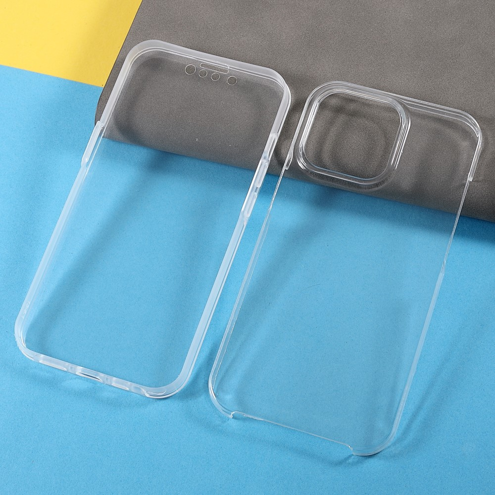 2in1 iPhone 13 Pro Full Protection Schutz Hülle   Displayschutz (Front/Back) - Transparent