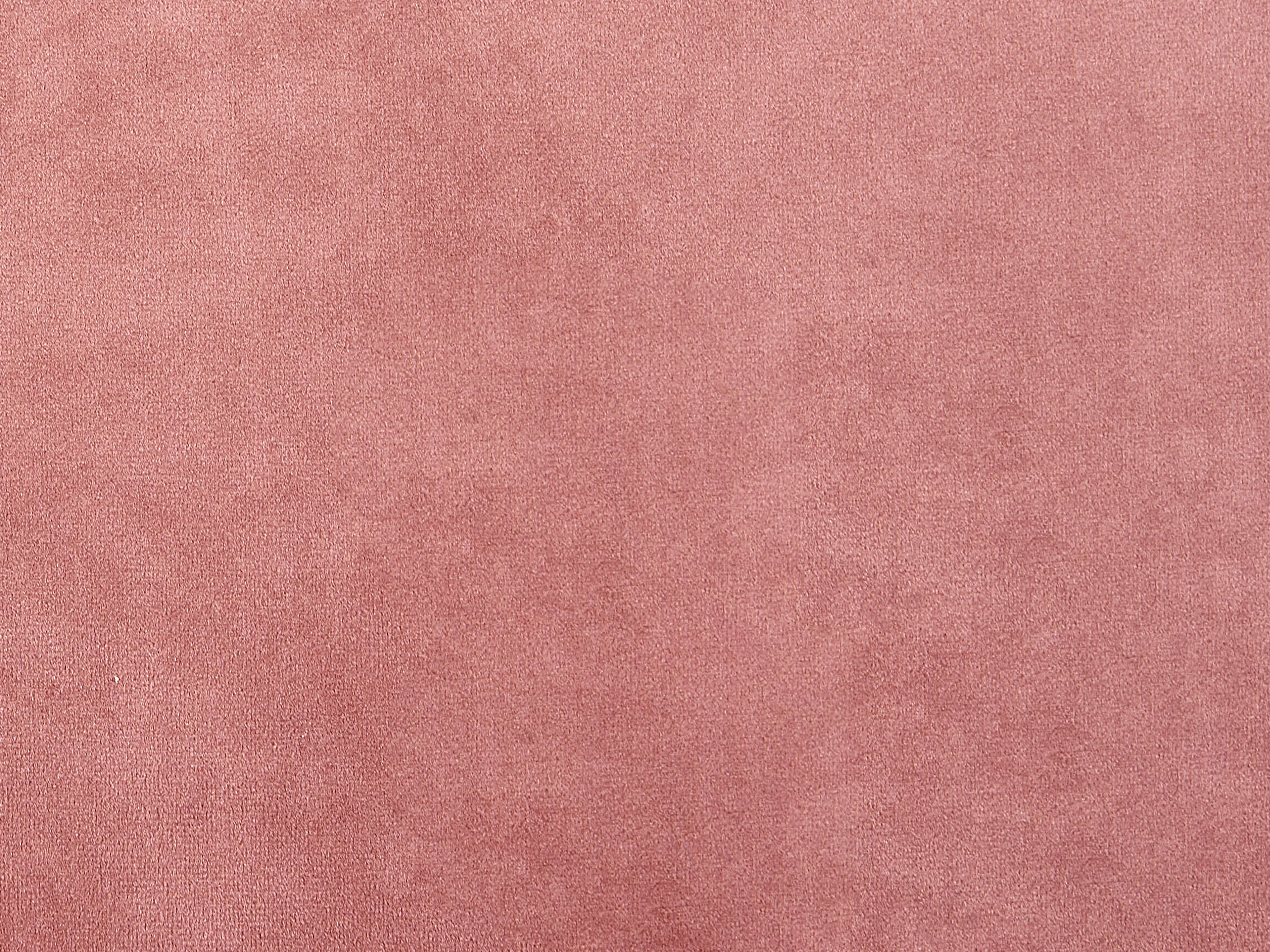 Modulaire bank 3-zits EVJA Fluweel Roze met ottomaan
