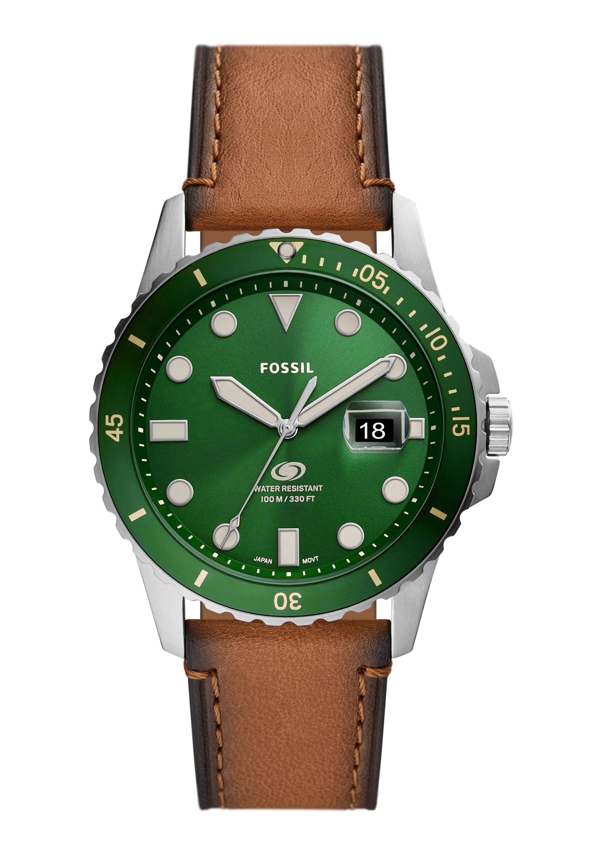 Fossil Herrenuhr Sport Braun FS5946