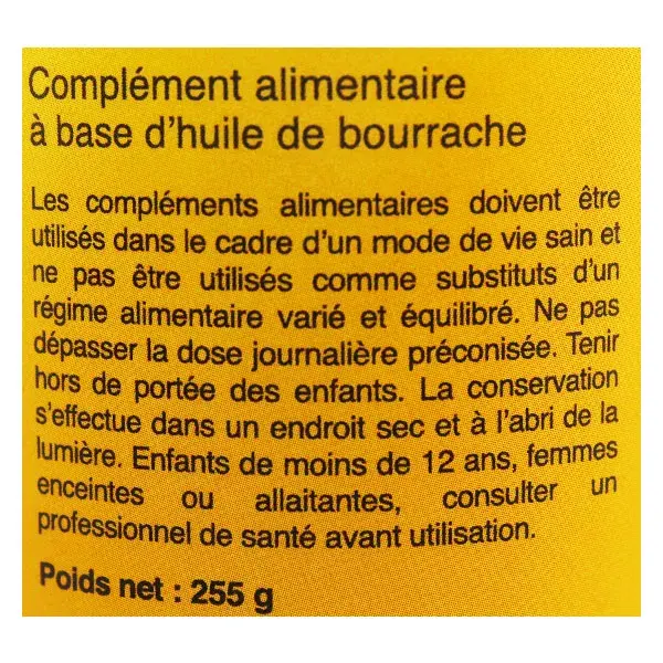 Nat & Form Óleo de Borragem Original Vitamina E 360 cápsulas
