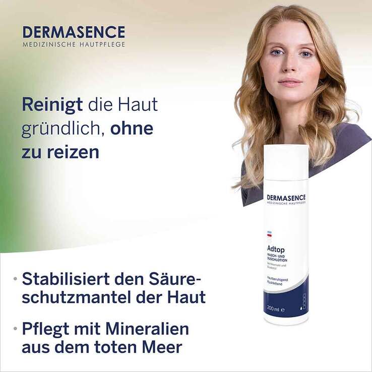 Dermasence Adtop Wasch- und Duschlotion, 200 ml