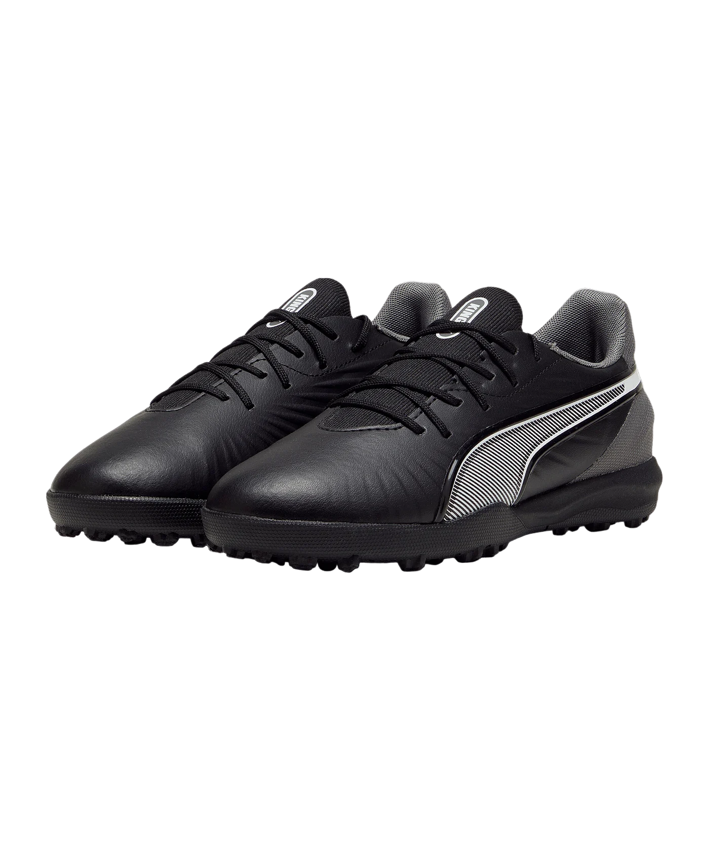 PUMA KING Match TF Eclipse Kids Schwarz Weiss F01