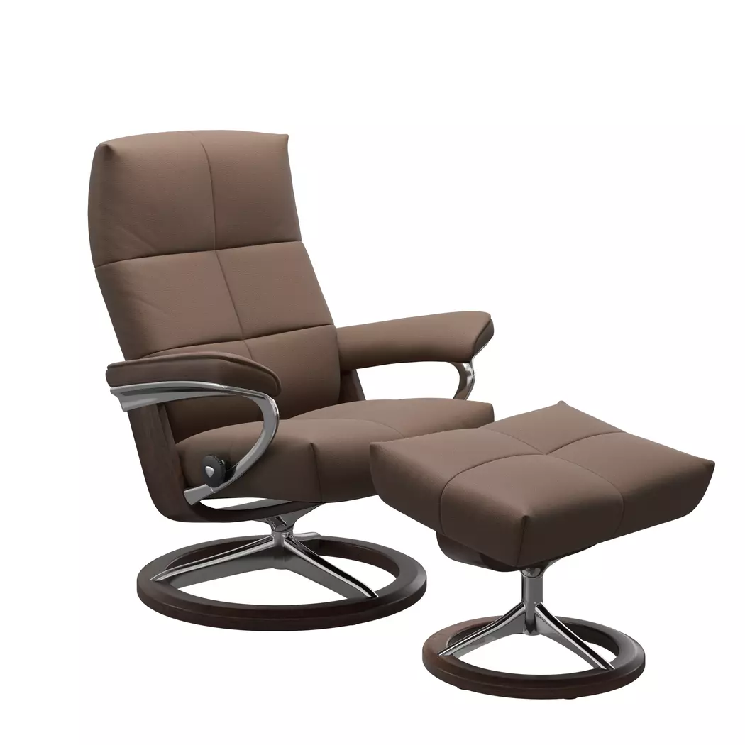 Sessel mit Hocker David Signature