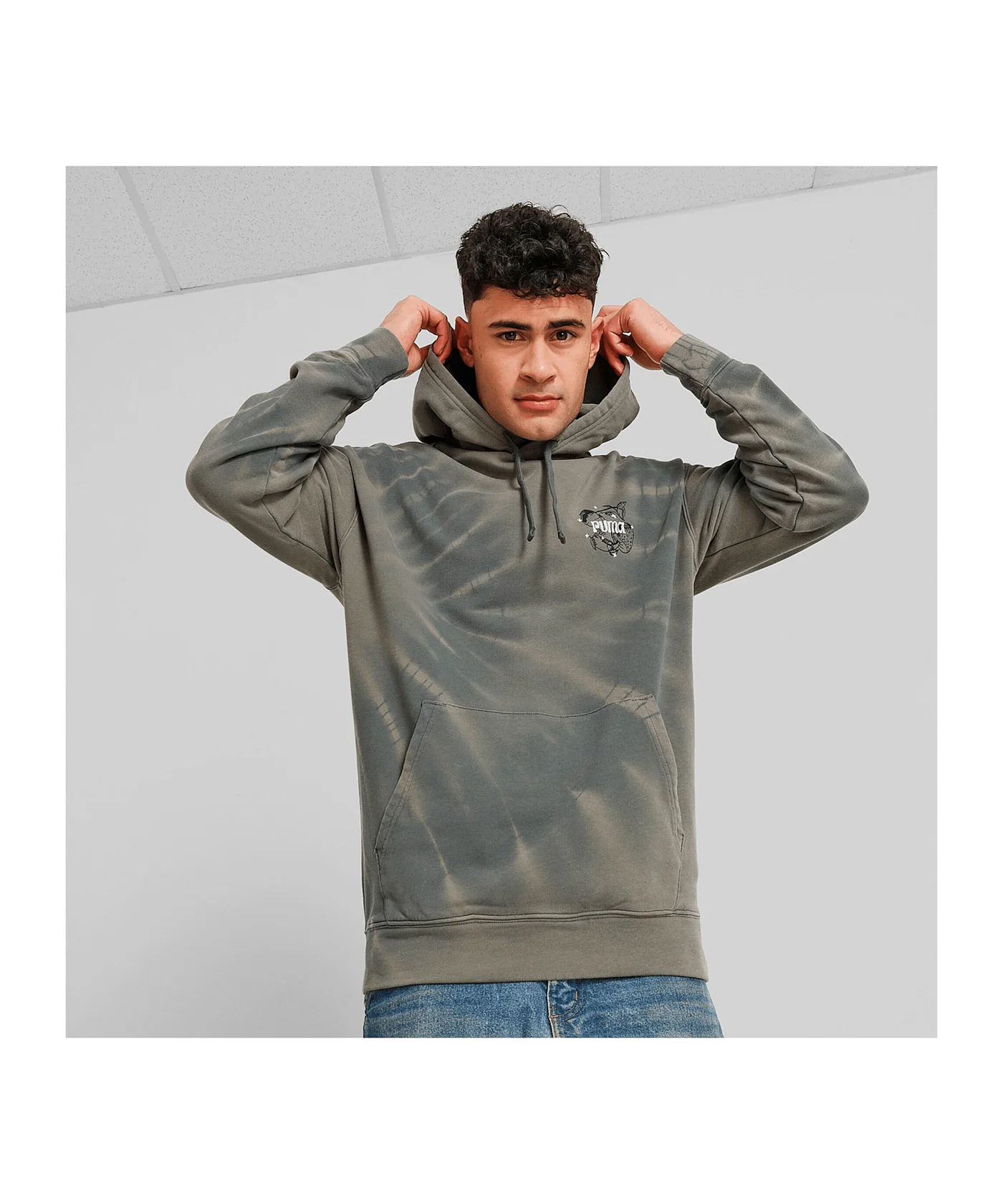 PUMA Downtown RE Place Hoody Grau F80