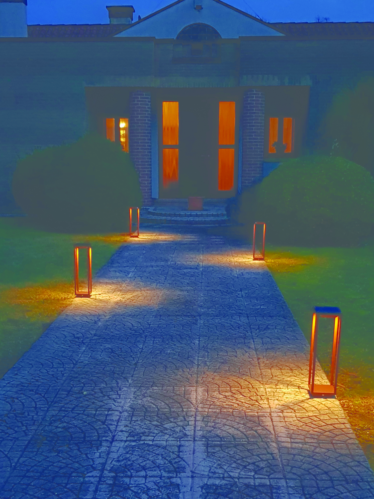 Zafferano zonne-energie Home vloerlamp M antraciet