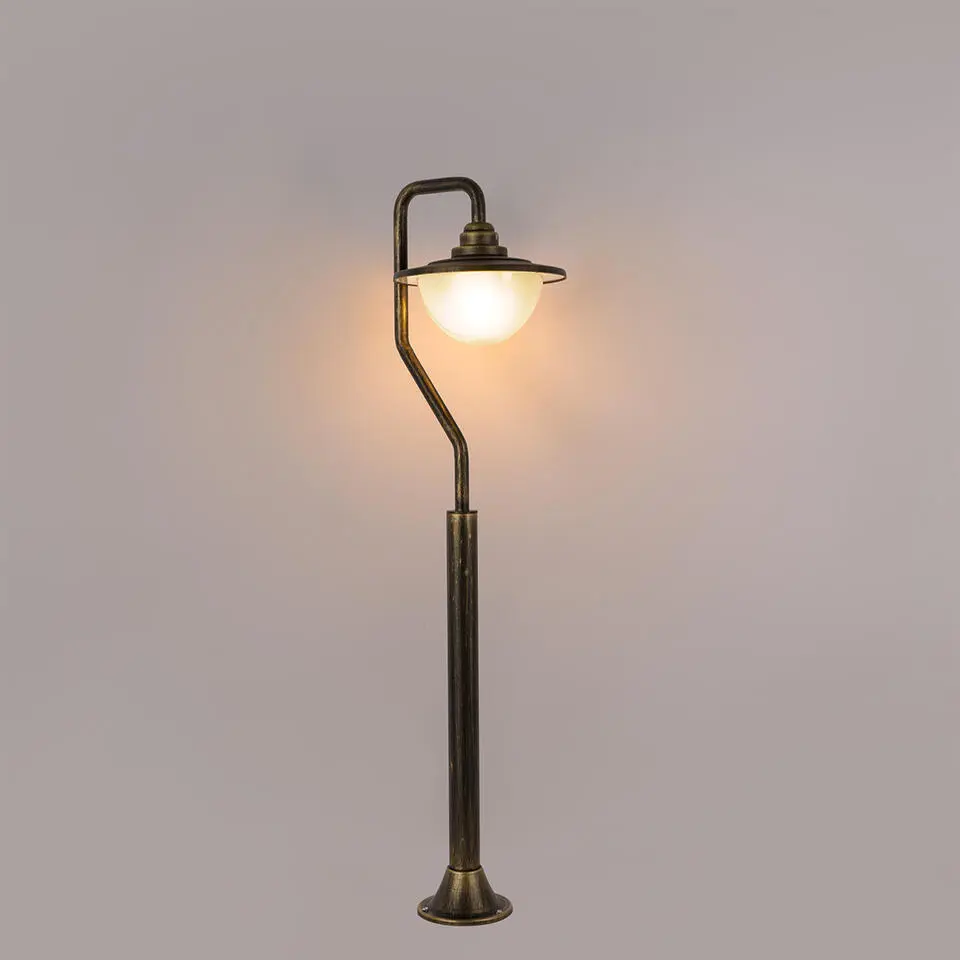 Qazqa staande buitenlampen bruges goudkleurig e27