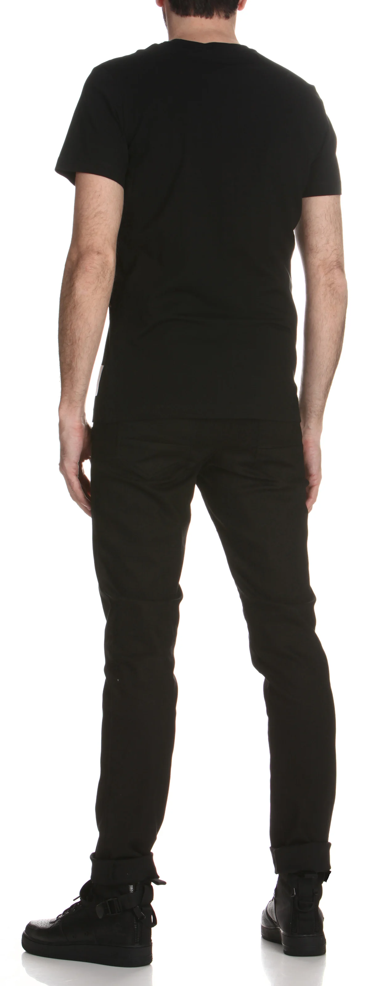 Jean slim-fit taille normale | Noir