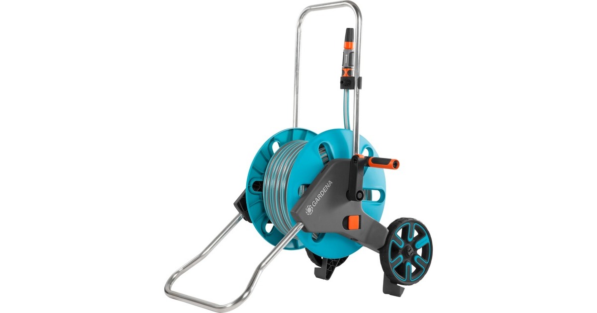 GARDENASlangenwagen AquaRoll M set  (Turquoise/grijs, 18513-20)